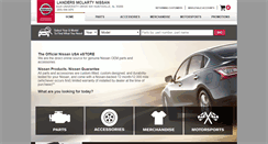 Desktop Screenshot of landersmclartynissanparts.com